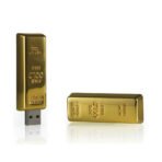 Altın Külçesi Tasarımlı Metal USB Bellek - Görsel 2