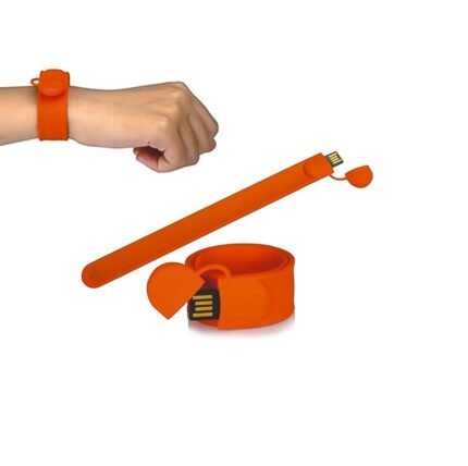 Oval Tasarım Silikon USB Bileklik