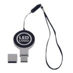 Dairesel Işıklı Rubber USB Bellek