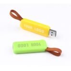 Deri Askılı Plastik USB Bellek - Görsel 3